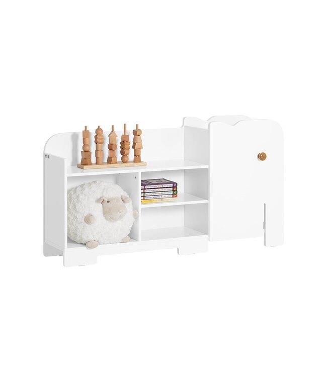 SoBuy Opbergkast voor Kinderen - MDF - Max. 65 kg - 110 x 25 x 60 cm - Wit