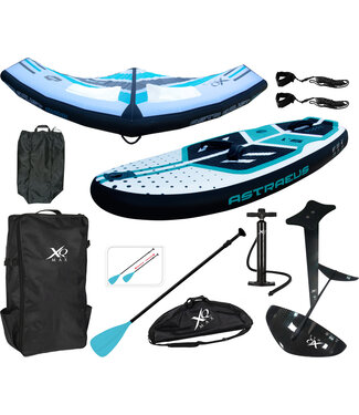 XQ max XQ Max SUP Board Hydrofoil Set - tot 100 kg - 155x70x15 cm - Blauw