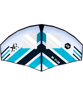 XQ max XQ Max Windsurf Wing - 5m2 - 200 x 345 cm - Met Draagtas - Blauw/Wit