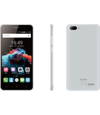 Denver Denver SDQ-52001GSilver, 5,2" 3G Quad core smartphone met Android 6.0