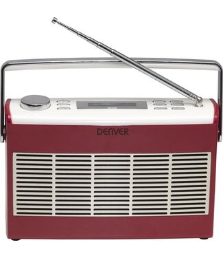 Denver Denver Draagbare Radio Retro Draagbare Radio Retro DAB+ - Rood