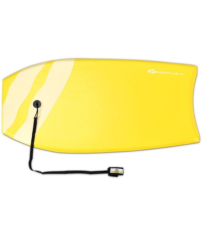 Coast Bodyboard - Lichtgewicht - Verstelbaar Polskoord - Gladde Bodem - 104 x 52 x 6 cm