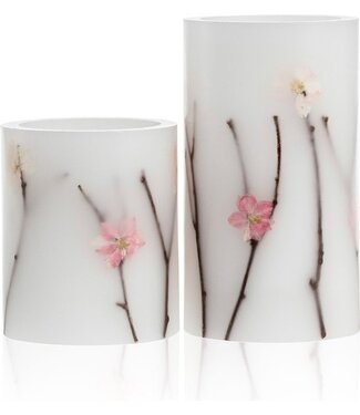 Pauleen Pauleen Shiny Blossom - Wax LED Kaarsen - Set van 2