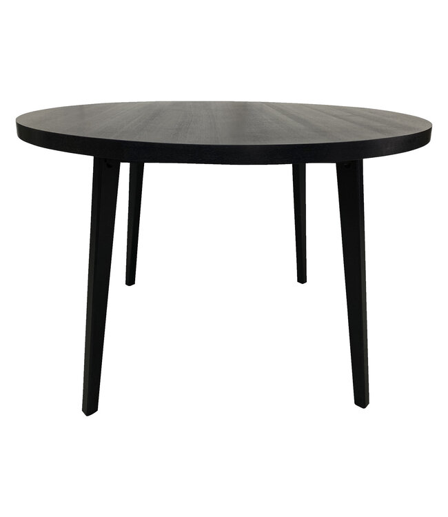 GAMMA Eettafel rond - Zwart - Ø 119 cm