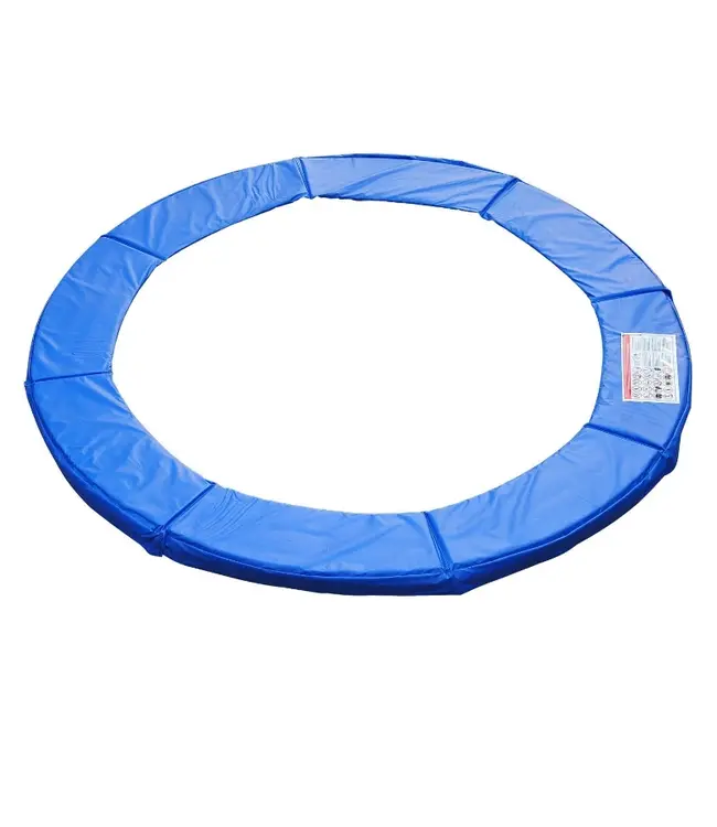 HOMCOM Trampoline randafdekking - Randbescherming voor trampoline - Diameter 244 cm - Blauw