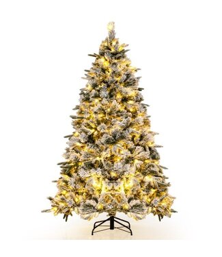 Coast Coast Kerstboom met Sneeuwvlokken - 186 cm - 250 LED Warmwit