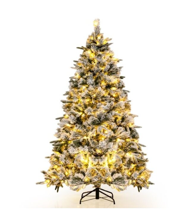 Coast Kerstboom met Sneeuwvlokken - 186 cm - 250 LED Warmwit