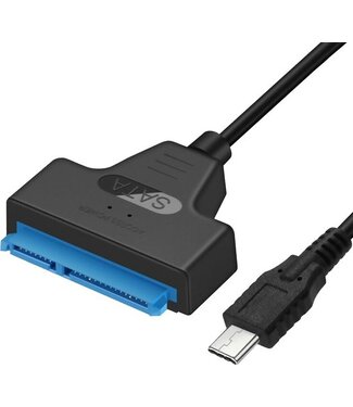 Garpex Garpex® USB C naar SATA Adapter - USB 3.1 Type-C naar SATA 7+15 22 Pin Kabel