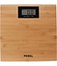 Perel Perel Personenweegschaal, digitaal, max. 200 kg, lcd-scherm, automatische uitschakeling, lege batterij-indicator, overbelastingsindicator, bamboe
