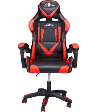 No Fear No Fear Gaming Stoel - Game Stoel - Bureaustoel - Hoogte Verstelbaar 46 tot 56cm - Rood/Zwart