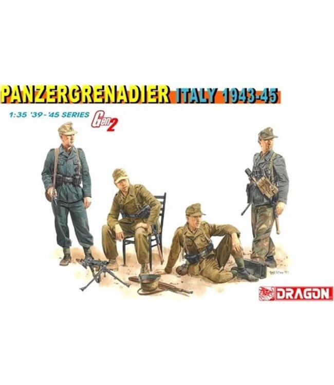 1:35 Dragon 6348 Panzergrenadier - Italy 1943-45 Plastic Modelbouwpakket