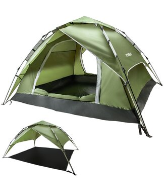 Yorbay Yorbay 2-3 Persoons Pop Up Tent met Draagtas - Grasgroen