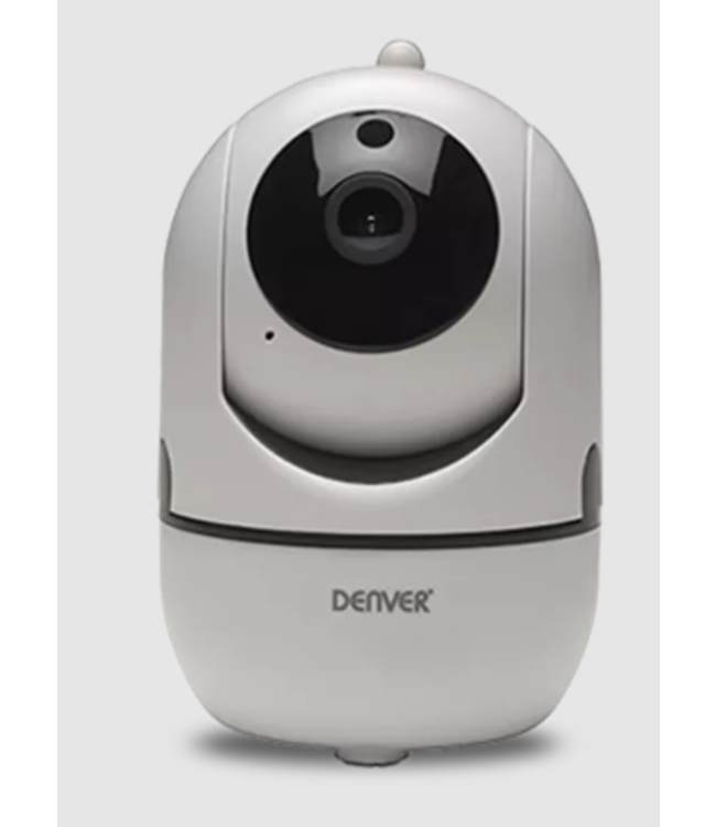 Denver Indoor Beveiligingscamera HD met TUYA (app) - Wifi huisdiercamera met Nachtzicht en Bewegingsdetectie - SHC150 - Wit