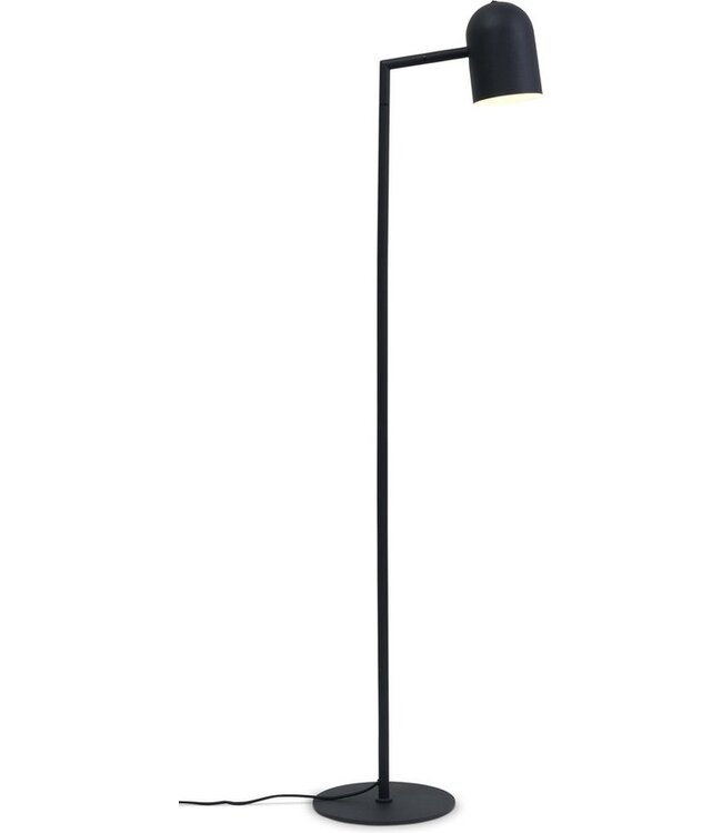 Vloerlamp Marseille - Zwart - 40x25x141cm - Modern - Staande lamp voor Woonkamer - Slaapkamer