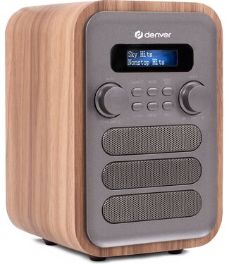 Denver Denver DAB Radio - Retro Radio - Bluetooth - DAB+/ FM Radio - DAB48G
