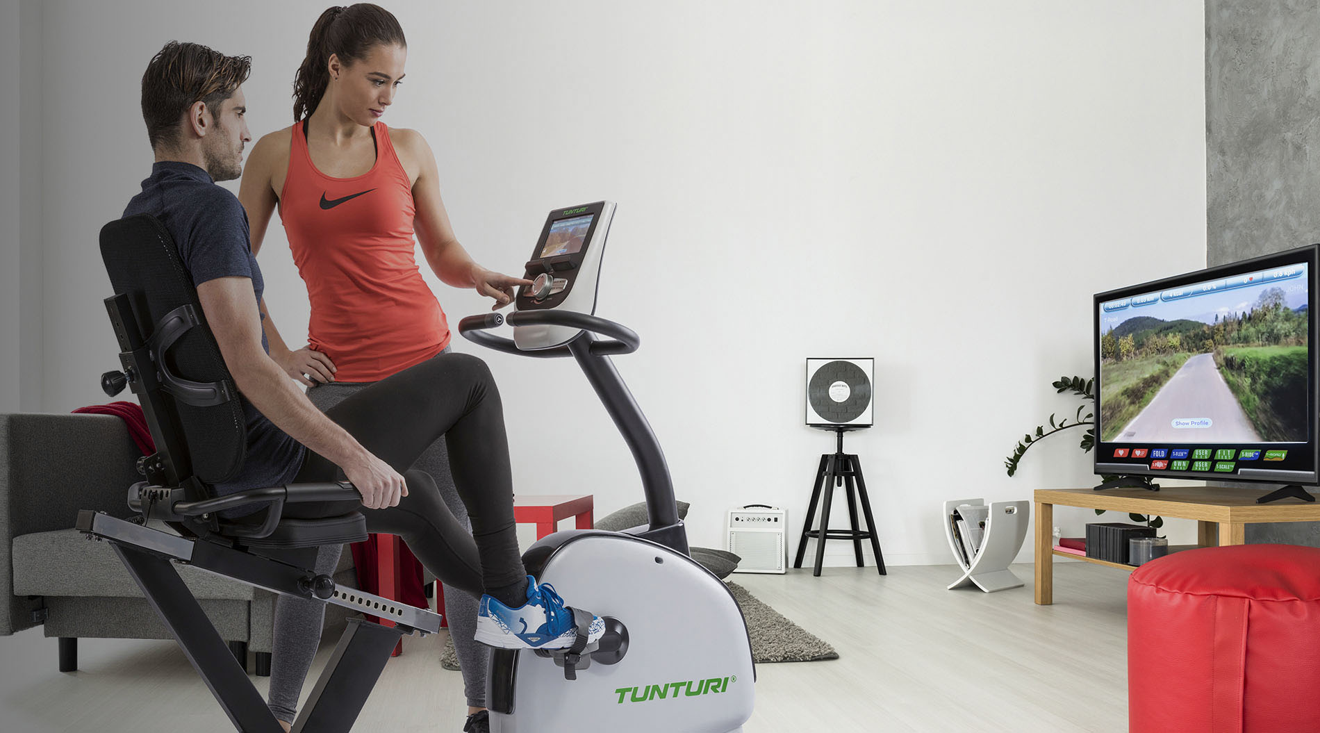 tunturi recumbent bike