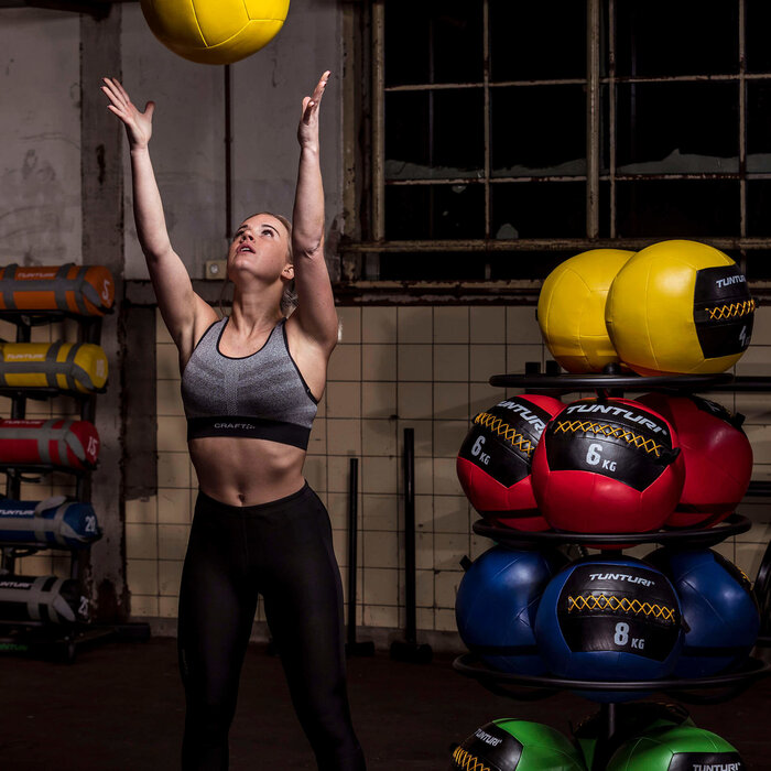 Multi opbergrek voor Wall balls - Kettebells - Halterschijven