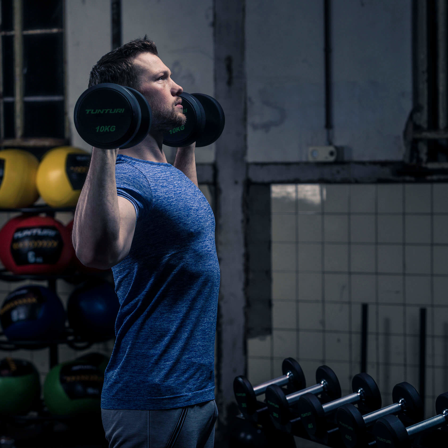 Pro Dumbbell opbergrek Planken - 2st - 5 vakken, foto 3 van 6