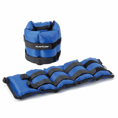 Koolsoo 2 Pieces Ankle/Wrist Weights Leg Weight Straps Adults Women Men Cuffs Arm Weights Strength Training For Running Walking Dance Total 0.5KG