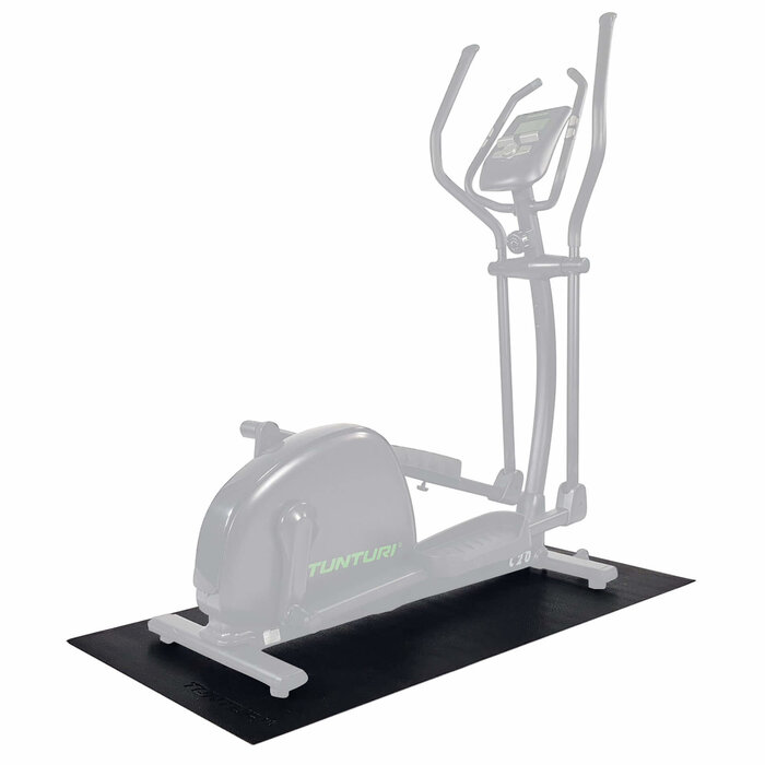 Crosstrainer-Matte - Bodenschutzmatte - 160 x 87 x 0,5 cm - Schwarz