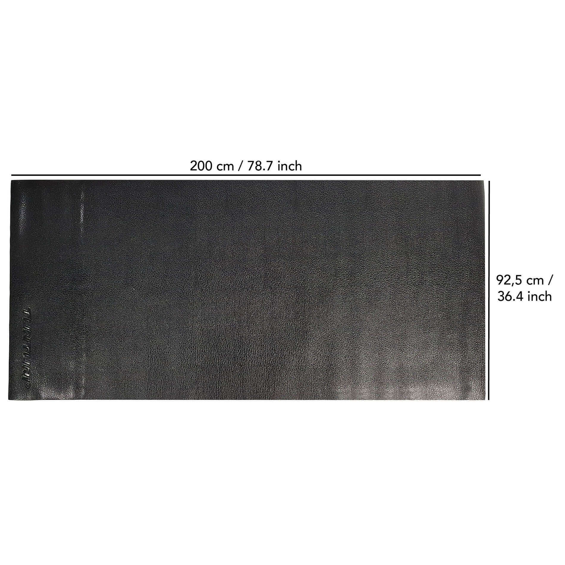 Loopband mat - Vloerbeschermmat - 200 x 95 x 0,5 cm - Zwart, foto 4 van 4