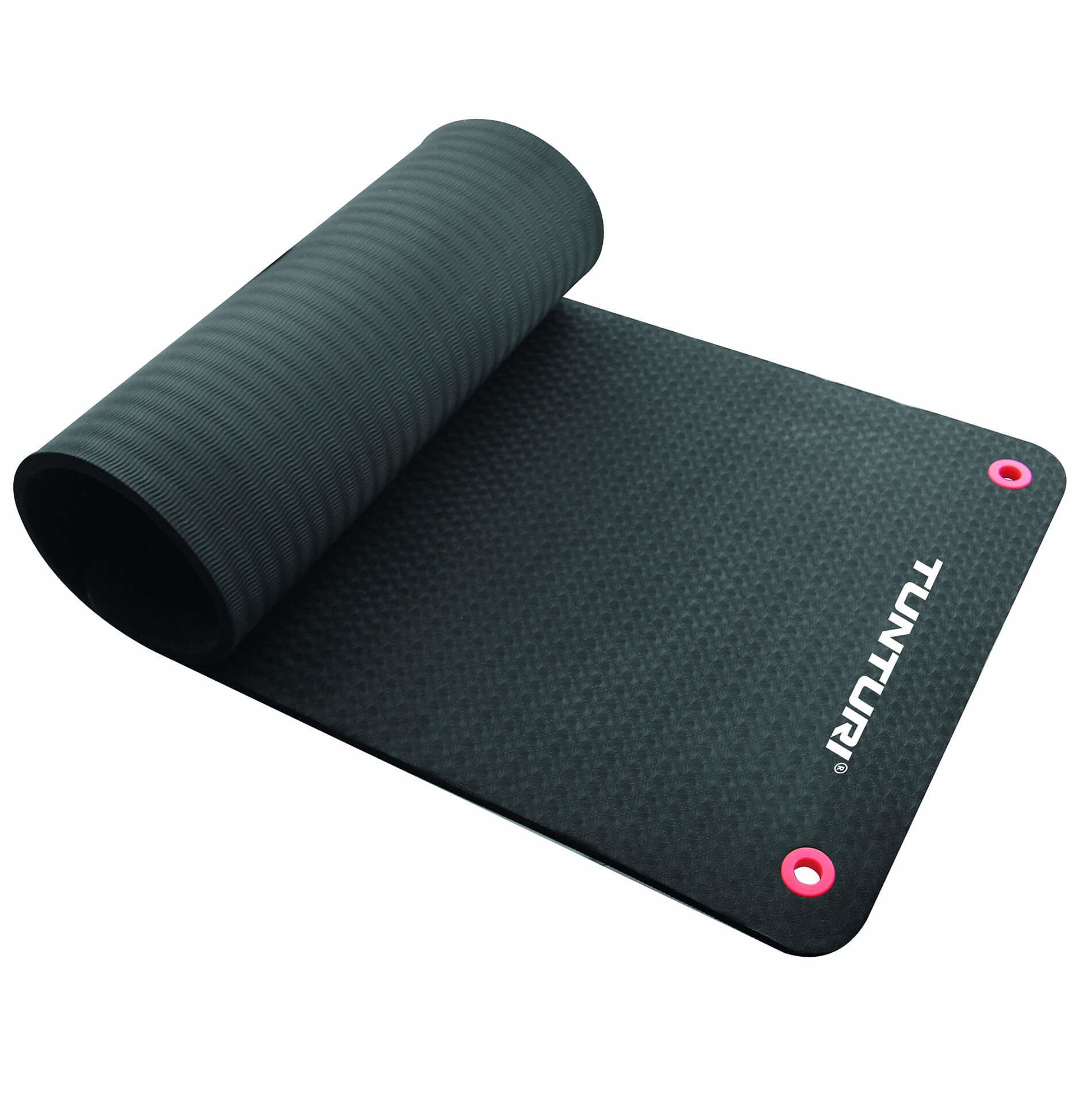 Fitnessmat Pro - Exercise Mat - 140 x 60 x 1.5 cm - Black - Tunturi New  Fitness B.V.