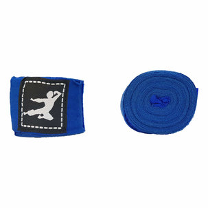 Bruce Lee Boxing Wraps 450cm, Pair - Blue