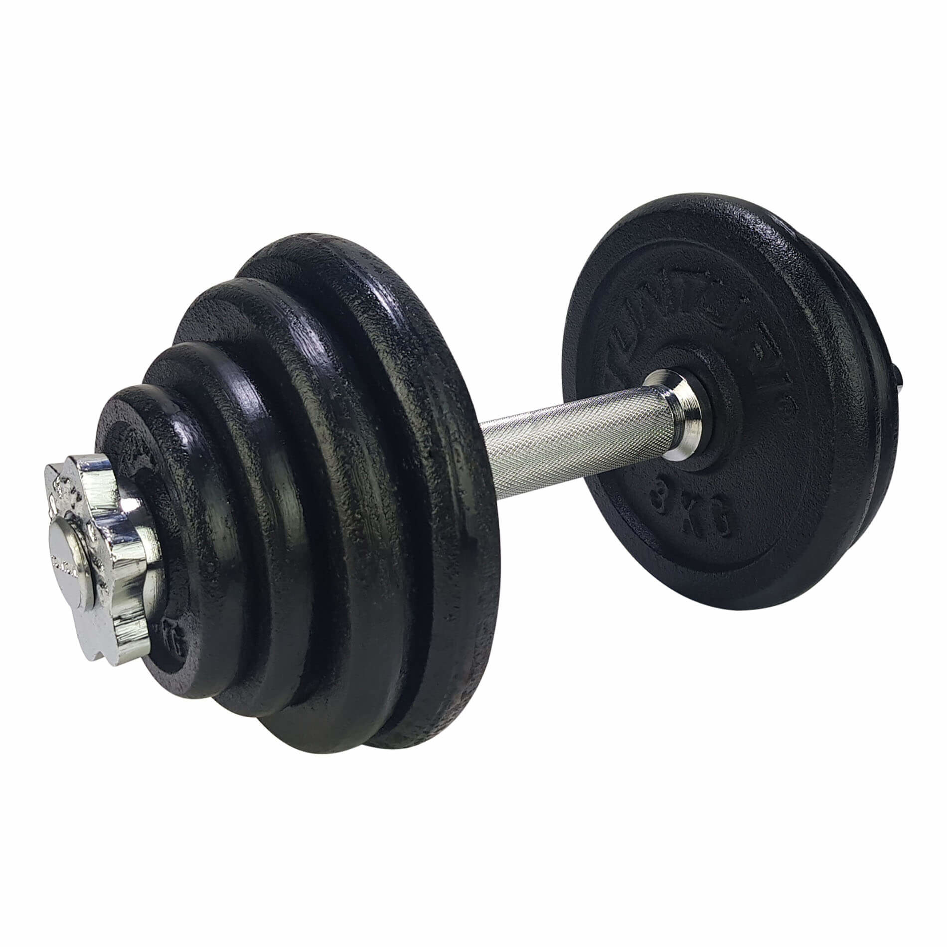 Dumbbellset - Gietijzer - 15 kg