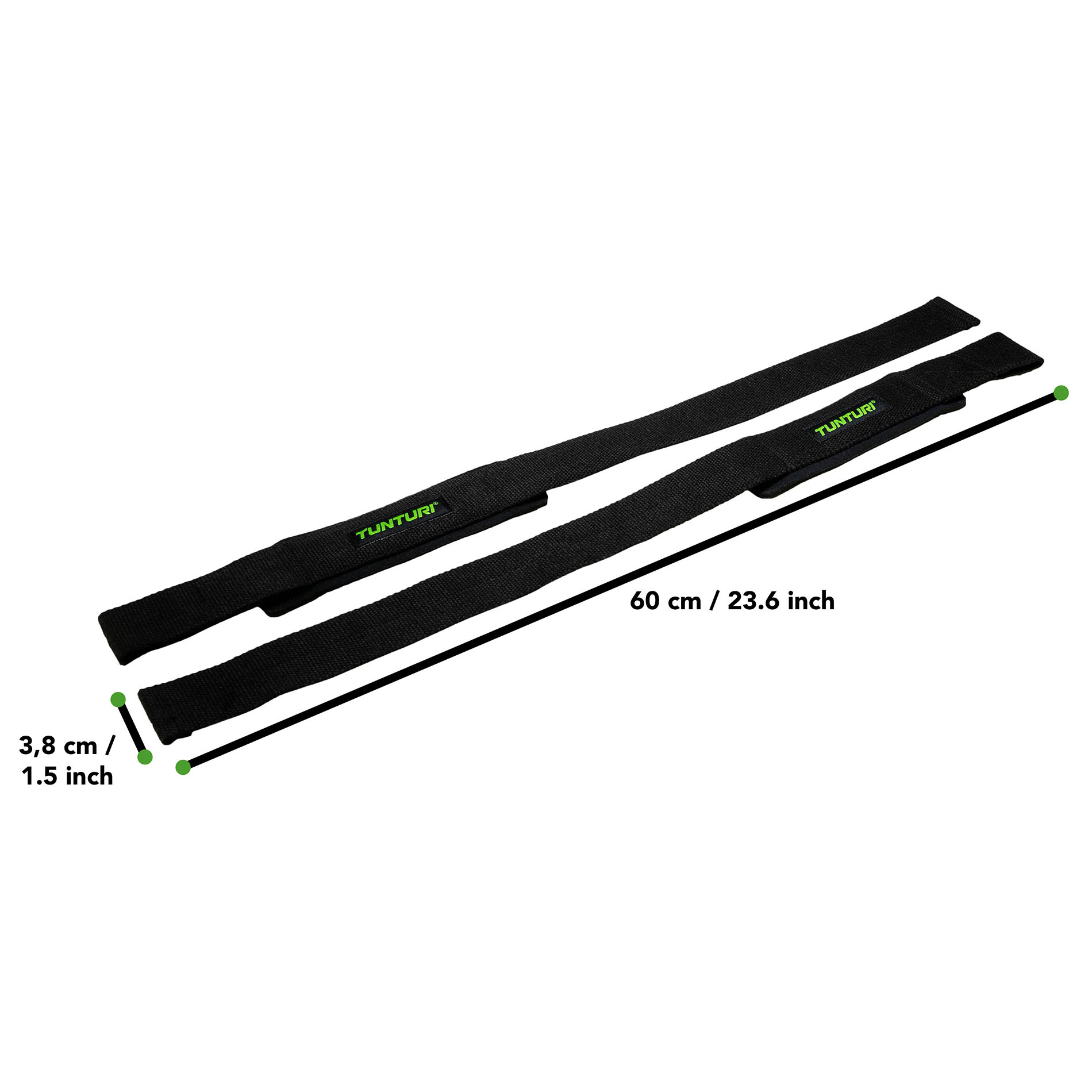 Lifting Straps - wrist straps - Padded, foto 4 van 6