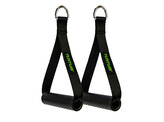 Strap handle - Cable handles met D-ring - Per paar - Zwart