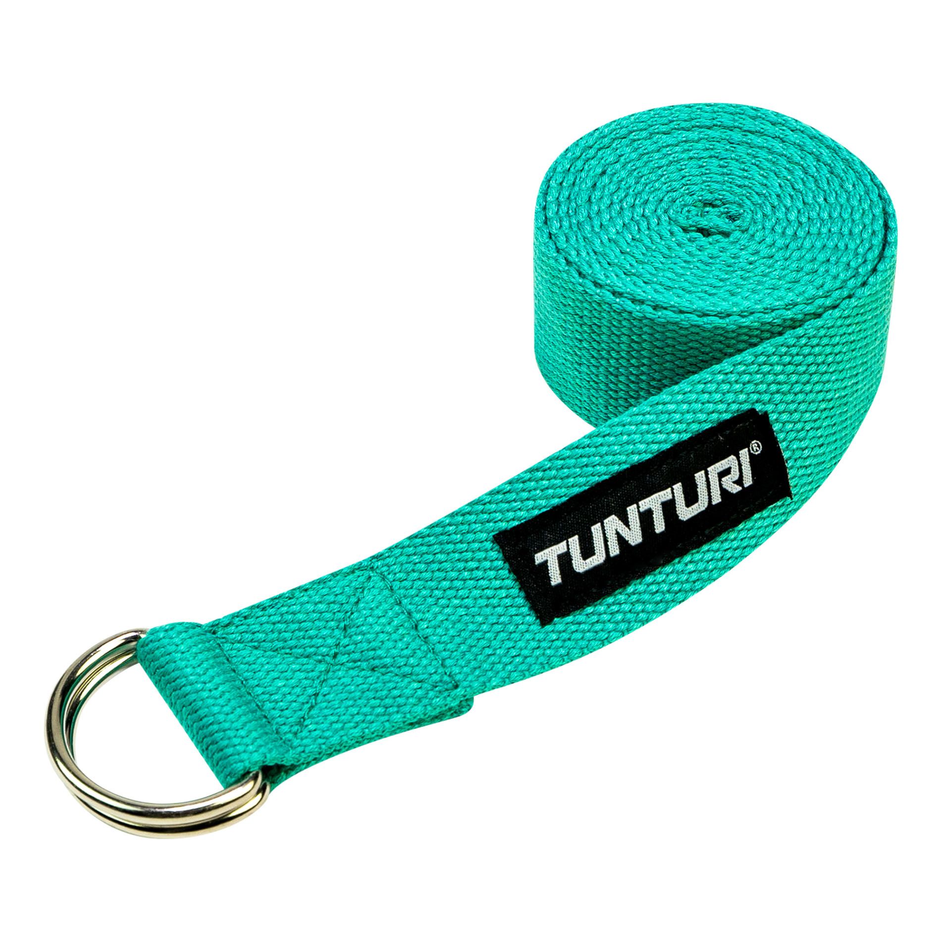 Yoga strap - yoga belt - 200cm - Turquoise - Tunturi New Fitness B.V.