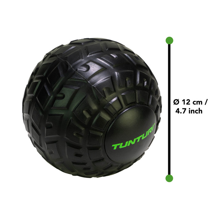 Tunturi massage ball - massage ball roller - 12cm -Black