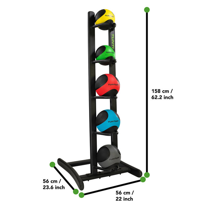 Ball Rack - Medicine Ball stand - Black