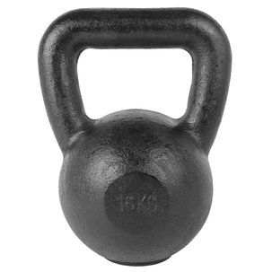 Kettlebell - Zwart 16 kg