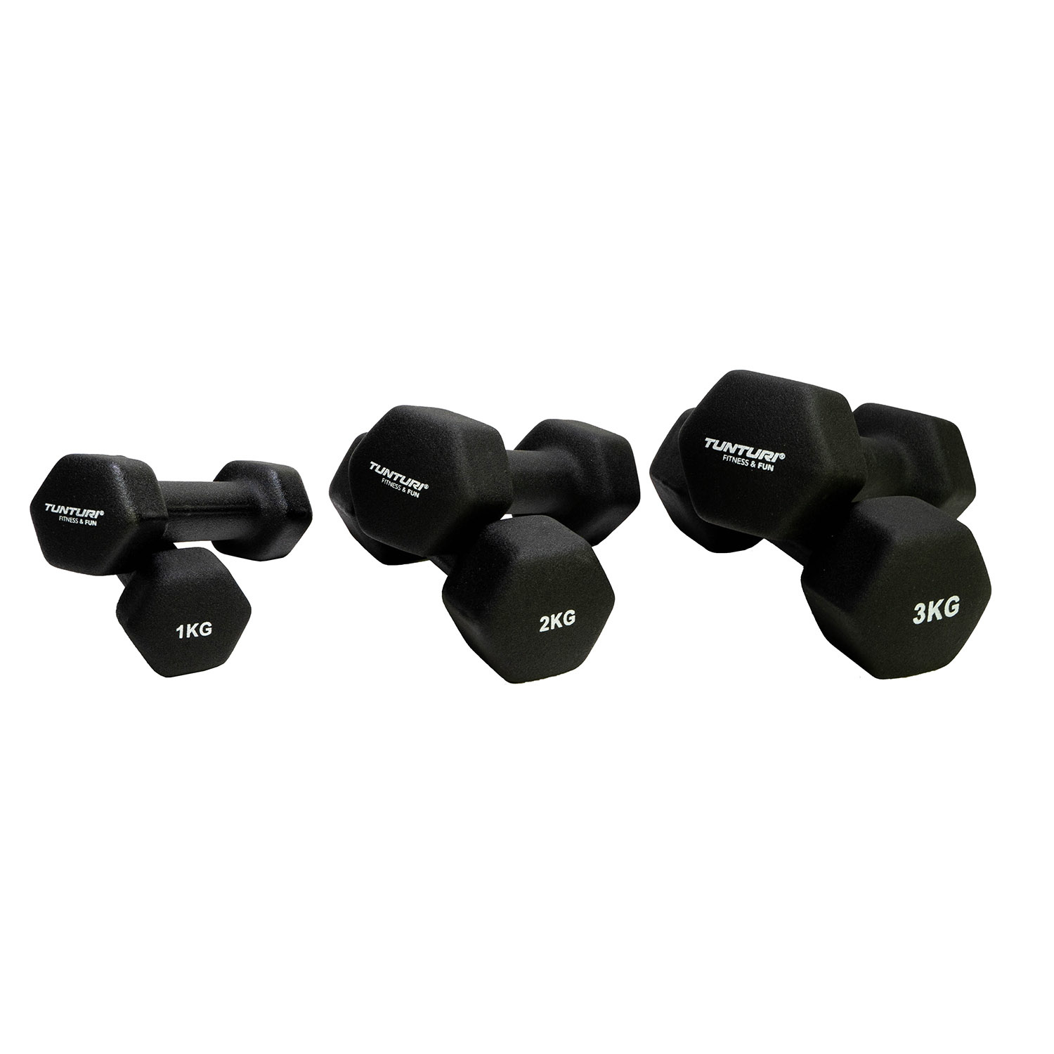 Dumbbellset - Met dumbbell opbergrek (3 sets - 1 t/m 3 kg), foto 6 van 6