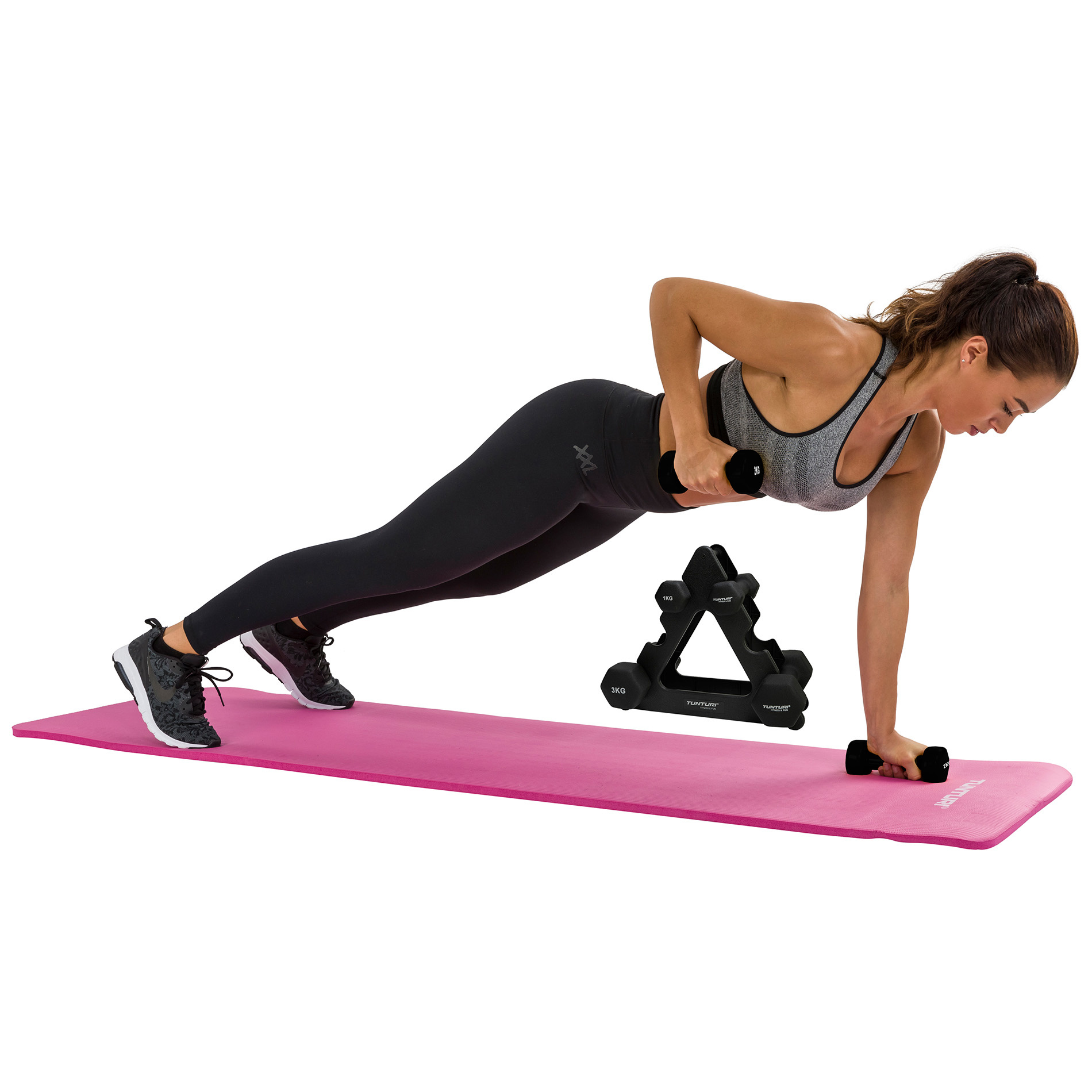 Dumbbellset - Met dumbbell opbergrek (3 sets - 1 t/m 3 kg), foto 2 van 6