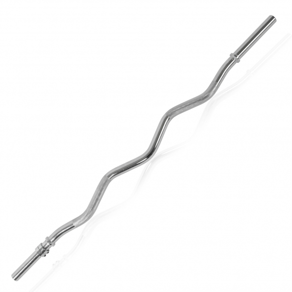 Halterstang - 120 cm - Ø 30 mm (schroef - glad)