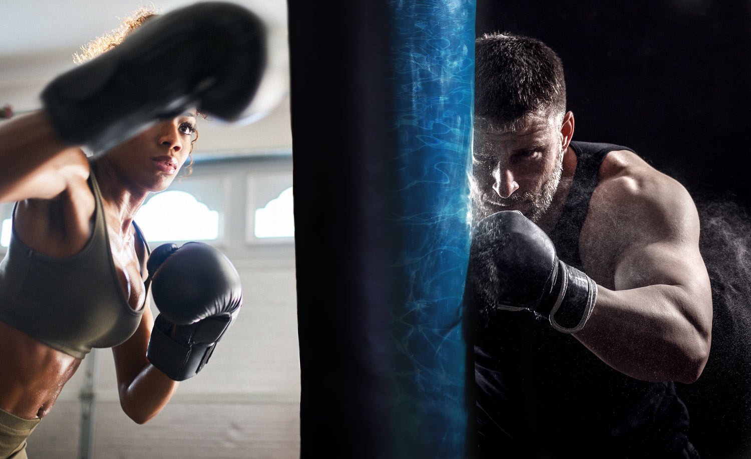 Het verschil tussen een aqua boxing bag en een gewone bokszak