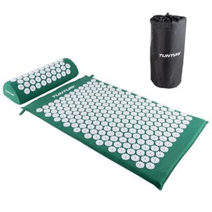 Acupressure Mat And Pillow - Green