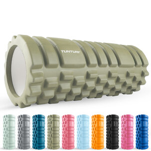 Yoga Grid Foam Roller - 33cm - Legergroen