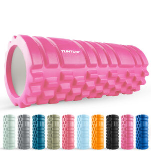 Yoga Grid Foam Roller - 33cm - Pink