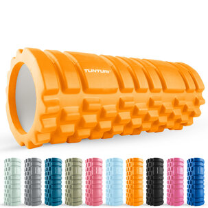 Yoga Grid Foam Roller - 33cm - Oranje