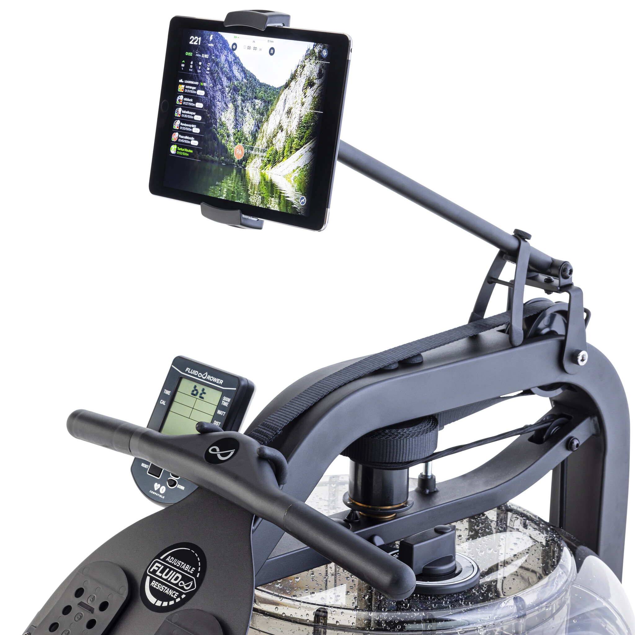 by Fluid Tablet Holder Long - Fitrow 90i / Signature R90W, foto 2 van 5