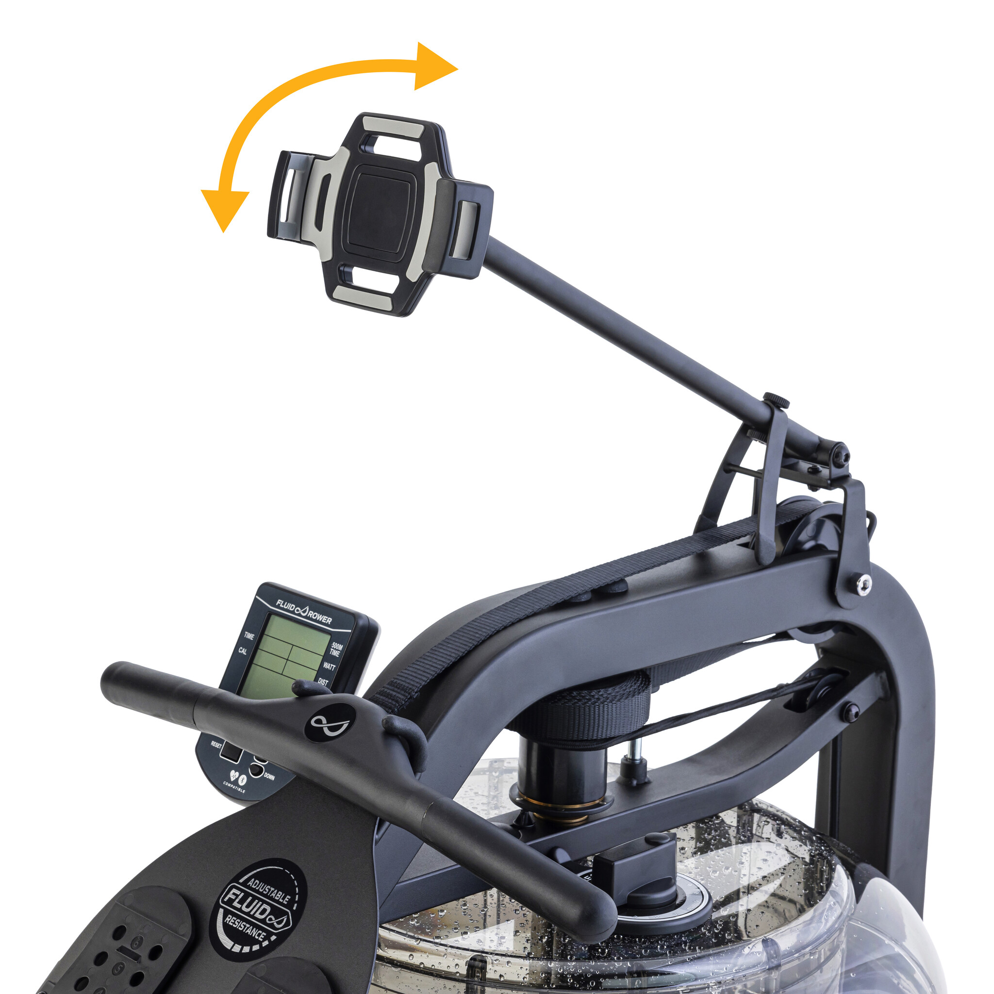 by Fluid Tablet Holder Long - Fitrow 90i / Signature R90W, foto 3 van 5