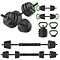 Vinyl Barbell & Dumbbell set