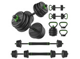 Vinyl Barbell & Dumbbell set