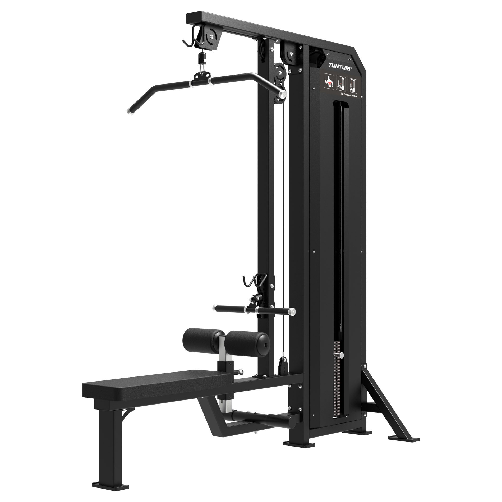 Platinum - Dual Lat Pulldown/Low row - Selectorized - V-series