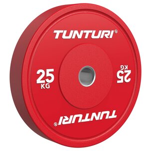 Platinum Bumper Plate Rood, 25 kg