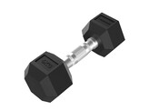 Platinum Hex Rubber Dumbbell