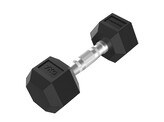 Platinum Hex Rubber Dumbbell